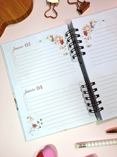 Agenda permanene 2 dias Garden tamanho A5 na internet
