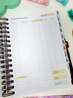 Imagem do Agenda 2025 1 dia Cute tamanho A5