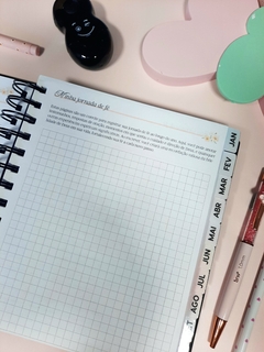 Agenda Cristã e Devocional permanente 2 dias tamanho A5 - Fofurinhas da Bila