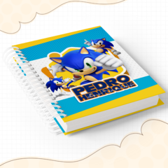 Agenda escolar permanente - 1 dia por página - Sonic
