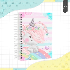 Caderno Unicórnio 01 - tamanho universitário