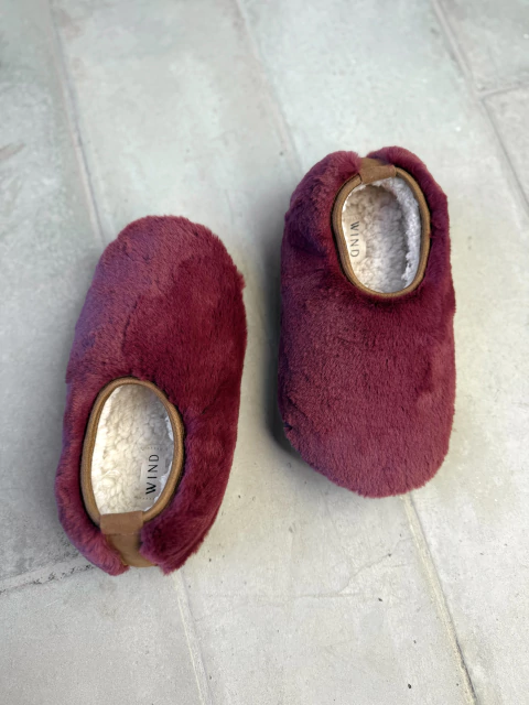 Pantuflas Sunday Burgundy - comprar online