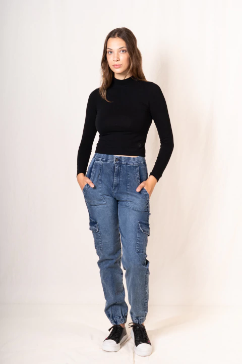 JEAN CARGO NIKKI LASER