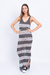 FLOR VESTIDO LARGO RAYA GRIS O/GRIS CL