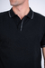 Imagen de NOVAK POLO LISO JERSEY NEGRO