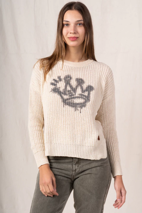 SWEATER EASY CRUDO CORONA - comprar online
