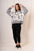 KATY SW JACKARD FLOR CRUDO/GRIS - comprar online