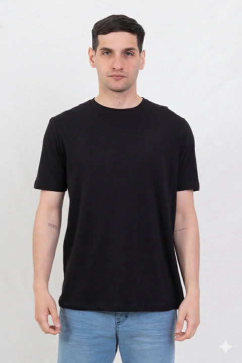 REMERA URBAN LISA BLACK - comprar online
