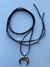 Corbatero cordón Gamuzado y dije metal nickel - comprar online
