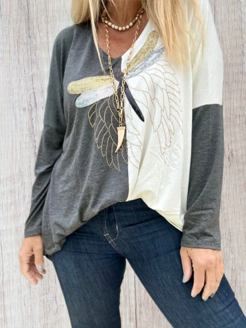 Remeron modal libélula Diva mangas largas