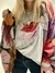 Imagen de Bufandon de lanilla estampada maxi hojas
