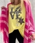 Pashmina rayada en fucsias con lurex en internet