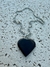 Colgante Corazon piedra natural onix negra en internet