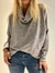 Poleron Lucre de lana gris - comprar online