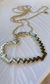 Collar metal dorado largo - comprar online