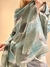 Pashmina con tonos azulados - comprar online