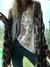 Bufandon espumoso de lana estampado print - tienda online