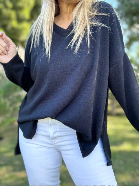 Remeron Dolo de lanilla premiun negro