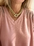 Collar cadena metal dorado