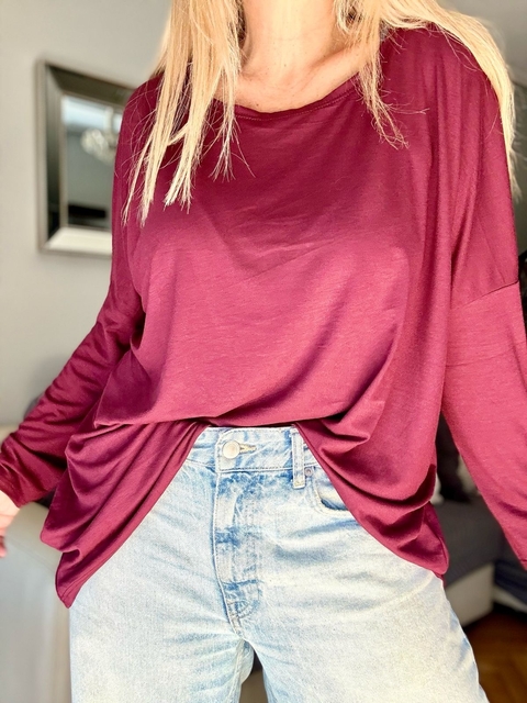 Remeron Lidia de modal bordo - comprar online
