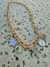 Collar cuadruple dorado - tienda online