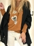 Bufandon de lanilla con perlitas y metal dorado con strasses - Andra Urgat