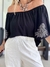 Remeron Paisana de cey con strass negro - tienda online