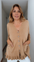 Cardigan Belen de bremer habano - tienda online