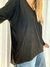 Remeron Marina modal gamuzado negro - Andra Urgat