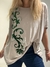 Remeron de diseño Arabesco verde de modal - tienda online
