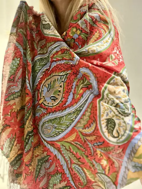 Pashmina de India estampada