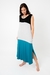 Vestido Mar Frey de modal negro, gris y azulino