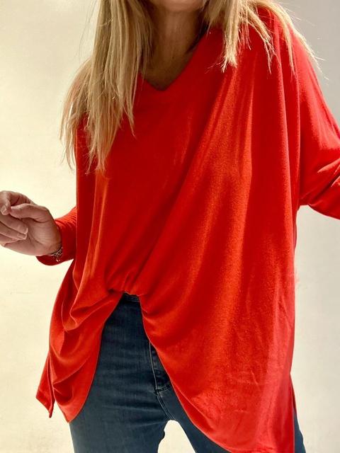 Remeron Eva de lanilla rojo