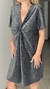 Vestido Lurex Elastizado suave plateado en internet