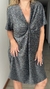 Vestido Lurex Elastizado suave plateado - Andra Urgat