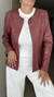 Campera Trinidad de gabardina lisa rosa oscuro en internet