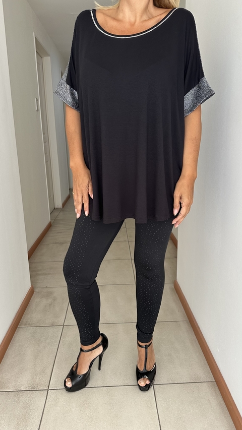 Remeron Sirah de modal, lurex y strass