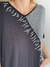 Remeron Irene de modal y lurex con strass negro en internet