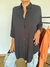 Camisa Cande de poplin negra en internet