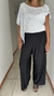 Musculosa de modal blanco elastizado con capita de lentejuelas - comprar online
