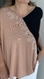 Remeron Irene de modal y lurex con strass beige - Andra Urgat