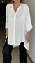 Camisa Cande de poplin blanca