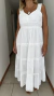 Vestido Algodon de India blanco 106