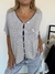 Remeron Marlina de modal con lurex gris - comprar online