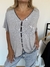 Remeron Marlina de modal con lurex gris - tienda online