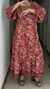 Vestido seda de India evase 893 E