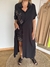 Vestido / Camisola de Poplin negro B - comprar online