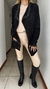 Blazer de lurex negro tramado calado en internet
