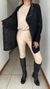 Blazer de lurex negro tramado calado - comprar online