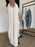 Palazo de seda fria con lurex beige en internet